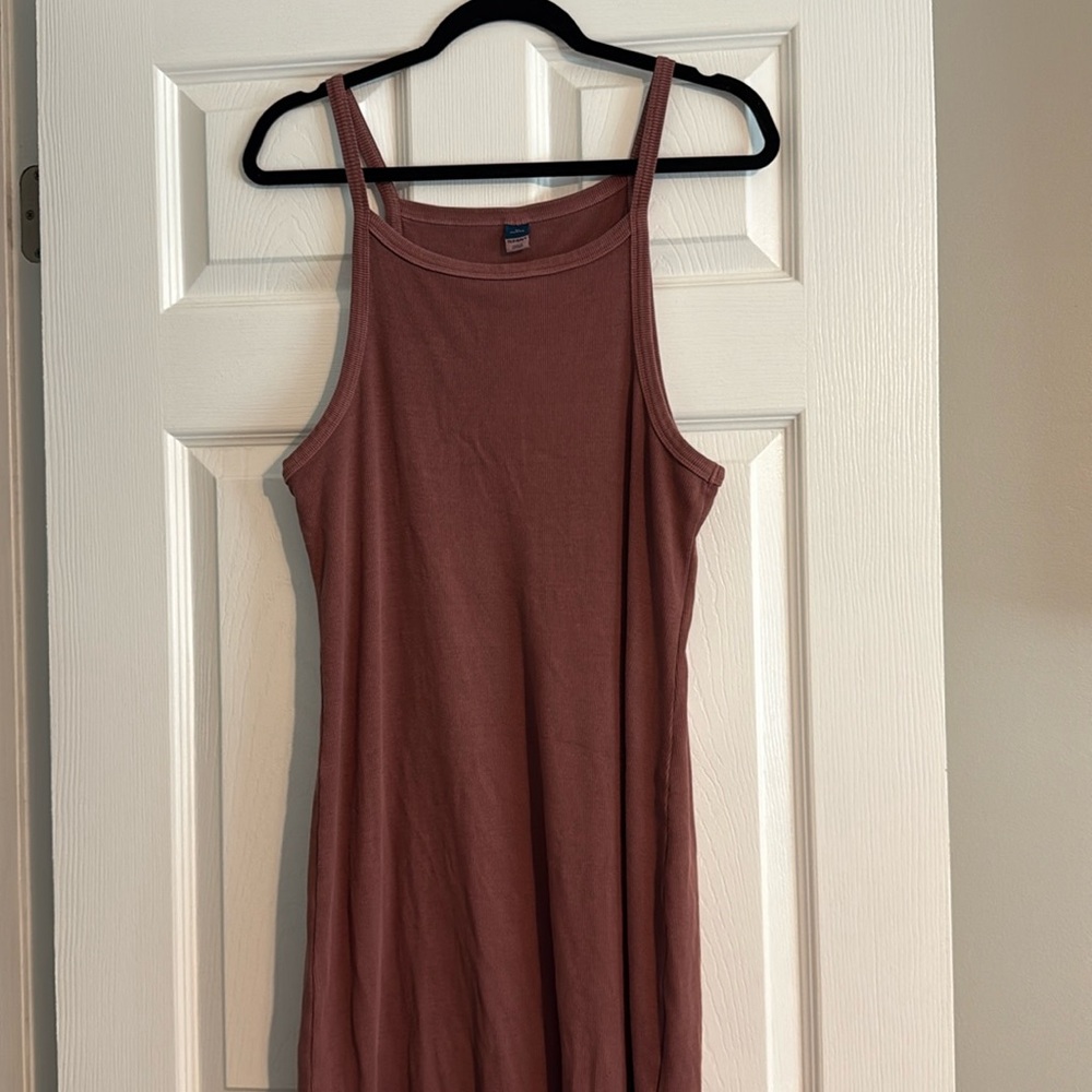 Old Navy Mauve Sleeveless Halter Sheath Dress - XL - Petite